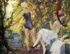 Edward Cucuel The Bathers. Cucuel, ������