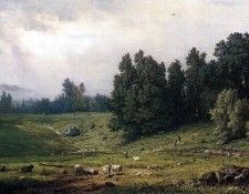 Inness George Landscape with Sheep. , 