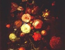 ruysch still life with flowers and oranges 1708. , 