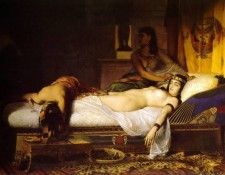 The Death of Cleopatra 1874. Rixens, -