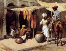 Weeks Edwin Outside An Indian Dye House. ,  