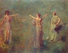 dewing the garland 1899. Dewing,  