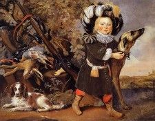 Noort van Pieter Hunting still life with child Sun. �����, ����� ���