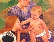 cassatt the family 1893.  