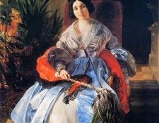 Briullov Karl Yelizaveta Saltykova Sun.    (1799-1852)