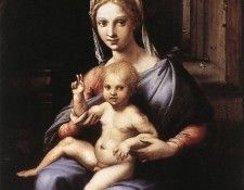GIULIO ROMANO Madonna And Child. , 
