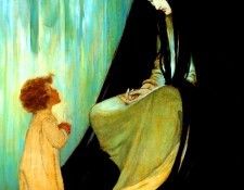Jessie Wilcox Smith Are You Ill, Dear North Wind, 1920 sqs. ,  