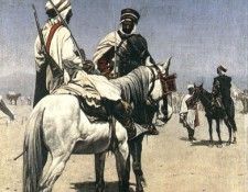 Arab Men On Horseback. Porion, ����� ���