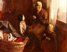 Neuhuys Albert Cottagers At Scheveningen. Neuhuys, �������