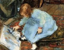 Arntzenius Floris Lies The Artists Daughter Painting Sun. Arntzenius, 