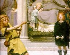 The Education of the Children of Clovis detail. - 