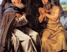 SAVOLDO Giovanni Girolamo St Anthony Abbot And St Paul. ��������, �������� ���������
