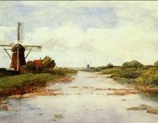 Gabriel Paul Joseph Constantine A Windmill Near Abscoude. �������, ��� ������ ����������