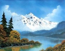 bob ross csg013 peaceful waters. , 