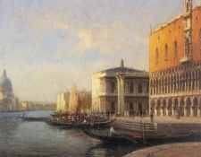 Bouvard Antoine Venice Promenade de Vantle Palaisdes Doges. , 