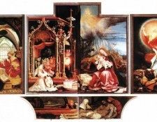 Isenheim Altarpiece second view WGA. ����������, �������