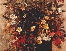 constable autumn berries and flowers in brown pot c1814. ��������� ����