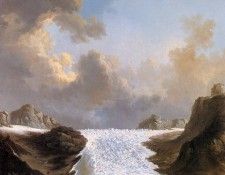Wuest Johann Heinrich The Rhone gletscher Sun. Wuest, 