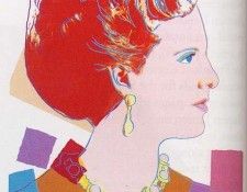 Warhol - Queen Margrethe Ii Of Denmark. Уорхол, Энди