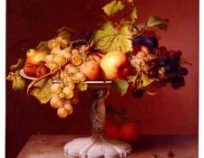 Preyer Johann Wilhelm A Still Life With A Bowl Of Fruit On A Marble Table. ������, ������ ���������