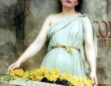 Godward A Flower Seller 1896. ,  