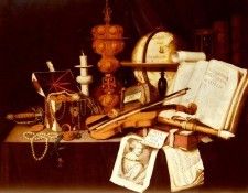 Collier Evert Vanitas Still Life.  