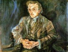 Kokoschka Adolph Loos, 1909, 74x91 cm, Staatliche Museen Pre. �������, �����