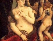 Titian Venus in front of the mirror 1553 54.  ( )