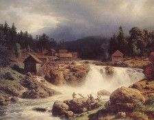 Norwegian Landscape. , 
