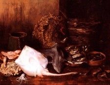 Chase William Merritt A Fishmarket In Venice. ����, ������ �������