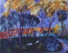 larionov landscape mid-1900s. , 