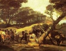 Francisco de Goya - Powder Factory in the Sierra.   ,  