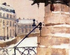 Frits Thaulow Vinter I Paris (Winter in Paris). Thaulow ����