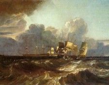 Turner Joseph Mallord William Ships Bearing Up for Anchorage aka The Egremont sea Piece. ,   