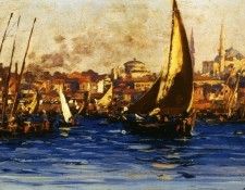 The Port of istanbul. Zonaro, ������