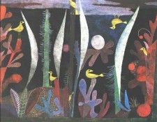 Klee Landscape with Yellow Birds, 1923, Priavet, Schweiz. ����, �����