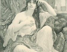 Cabanel Alexandre The Sulamite engraving. , 