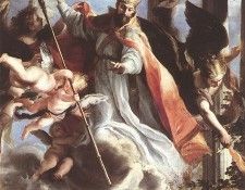 COELLO Claudio The Triumph Of St Augustine.  