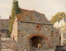Boyce George Price Old Buildings At Kingswear South Devon.  , 