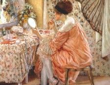 frieseke before her appearance (la toilette) 1913. Frieseke,  