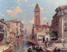 Unterberger Franz Richard Rio Santa Barnaba Venice. ,  