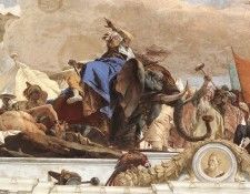 Tiepolo Wurzburg Apollo and the Continents detail7. �������, �������� ��������