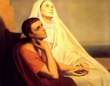 Saint Monique and Saint Augustin.  