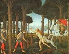 BOTTICELLI, SANDRO - PANEL I OF THE STORY OF NASTAGIO DEGLI . ����������, Alessandro
