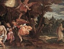Veronese Baptism and Temptation of Ch. , 