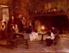 Flameng Francois Napoleon After The Battle Of Waterloo. Flameng �������