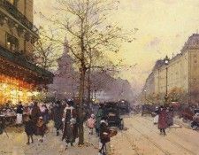 Galien-Laloue Eugene PLACE DE LA REPUBLIQUE, PARIS. ,  Laloue