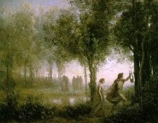 Corot Orpheus Leading Eurydice from the Underworld 1861 112.. ����, ���-������-������