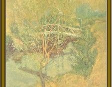 John H Twachtman-The White Bridge(Unk) Po Amp 063. Twachtmann,  