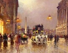 Cortes Edouard La Place De La Concorde  Le Soir. ,  